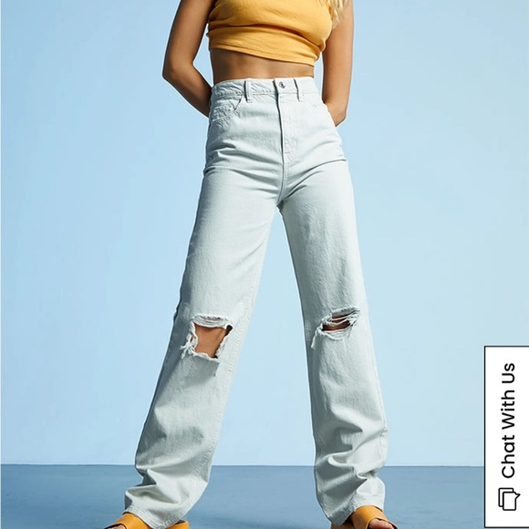Pacsun Eco Gray ripped 90s boyfriend jeans - Picture 1 of 2